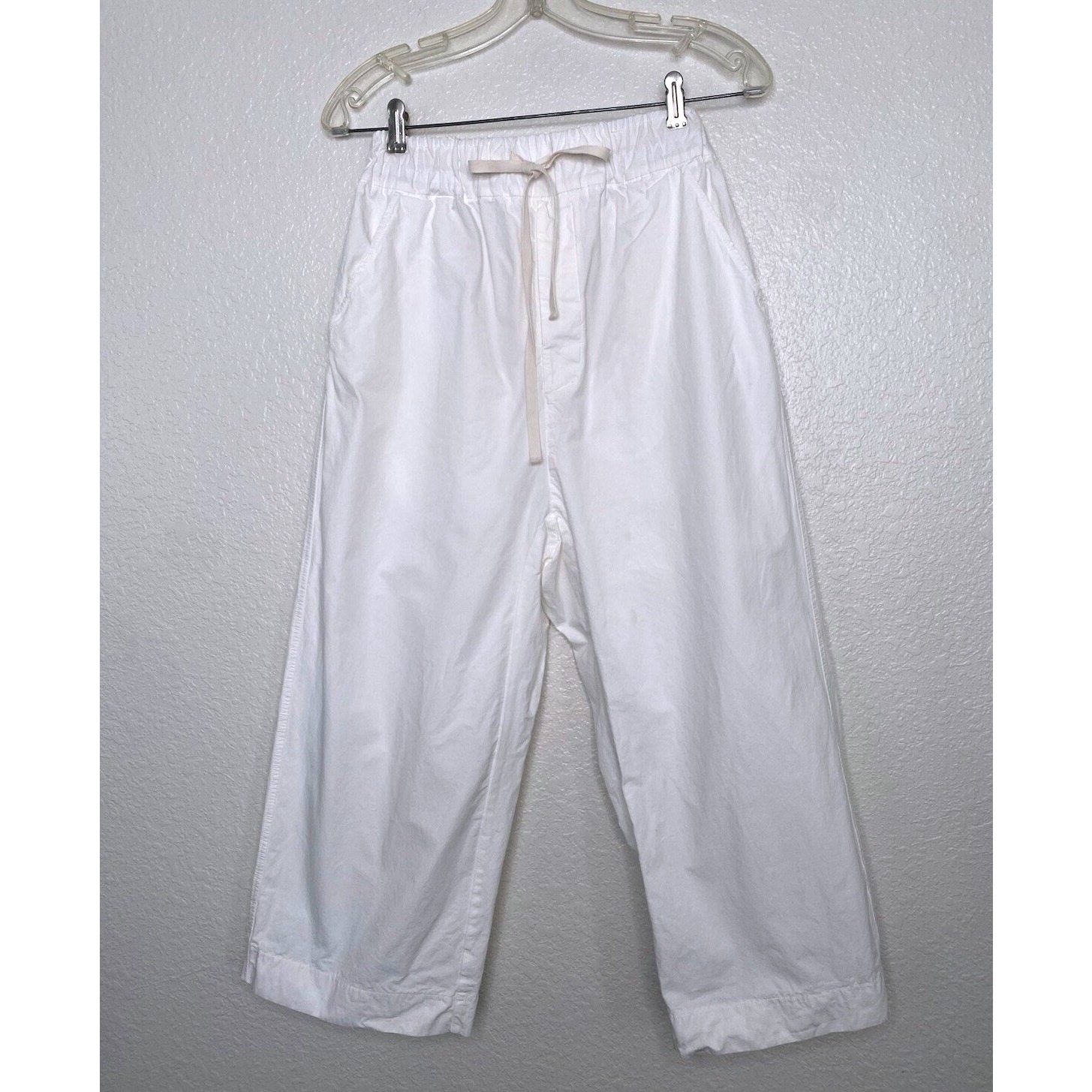 Album Di Famiglia Trousers White M Made In Italy Women's Size Xs